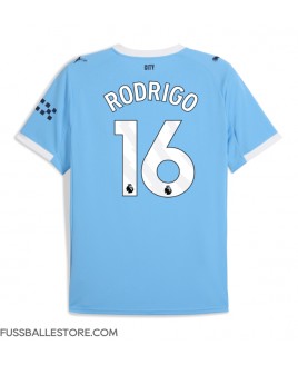 Günstige Manchester City Rodri Hernandez #16 Heimtrikot 2025-26 Kurzarm
